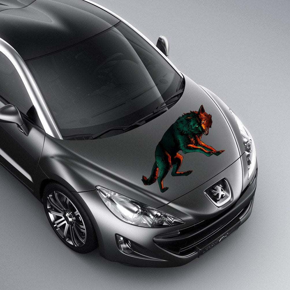 Custom Car Hood Vinyl Sticker - Wrap For Truck Art Decal