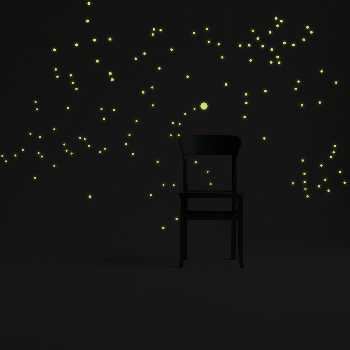 Night Glowing Star Wall Stickers - Glow In The Dark Stars Art Vinyl Decals Luminescent Luminous Light Effect Constellations Ceiling Sticker