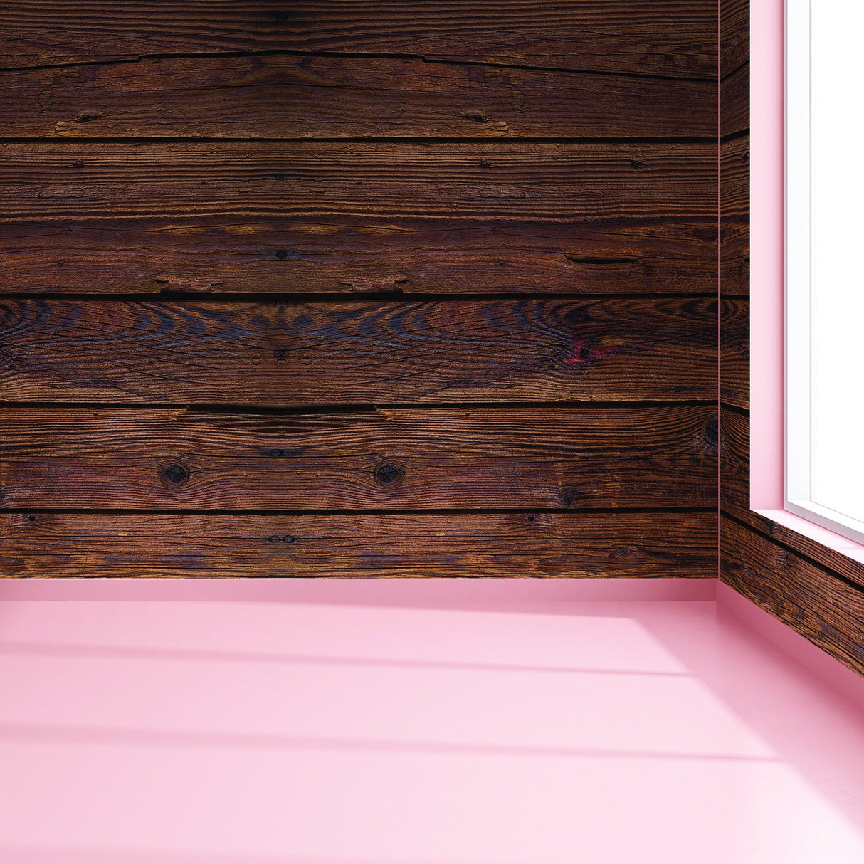 Wood Wall Wallpaper Sticker - Peel And Stick Wooden Vinyl Decal For Decor