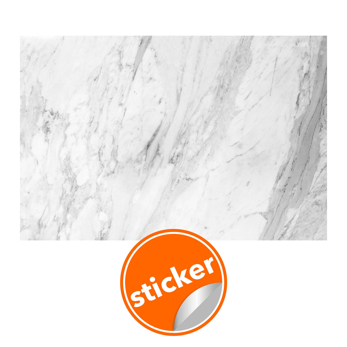 Marble Vinyl Wallpaper Sticker - Peel Stick Wall Paper Wrap Decal
