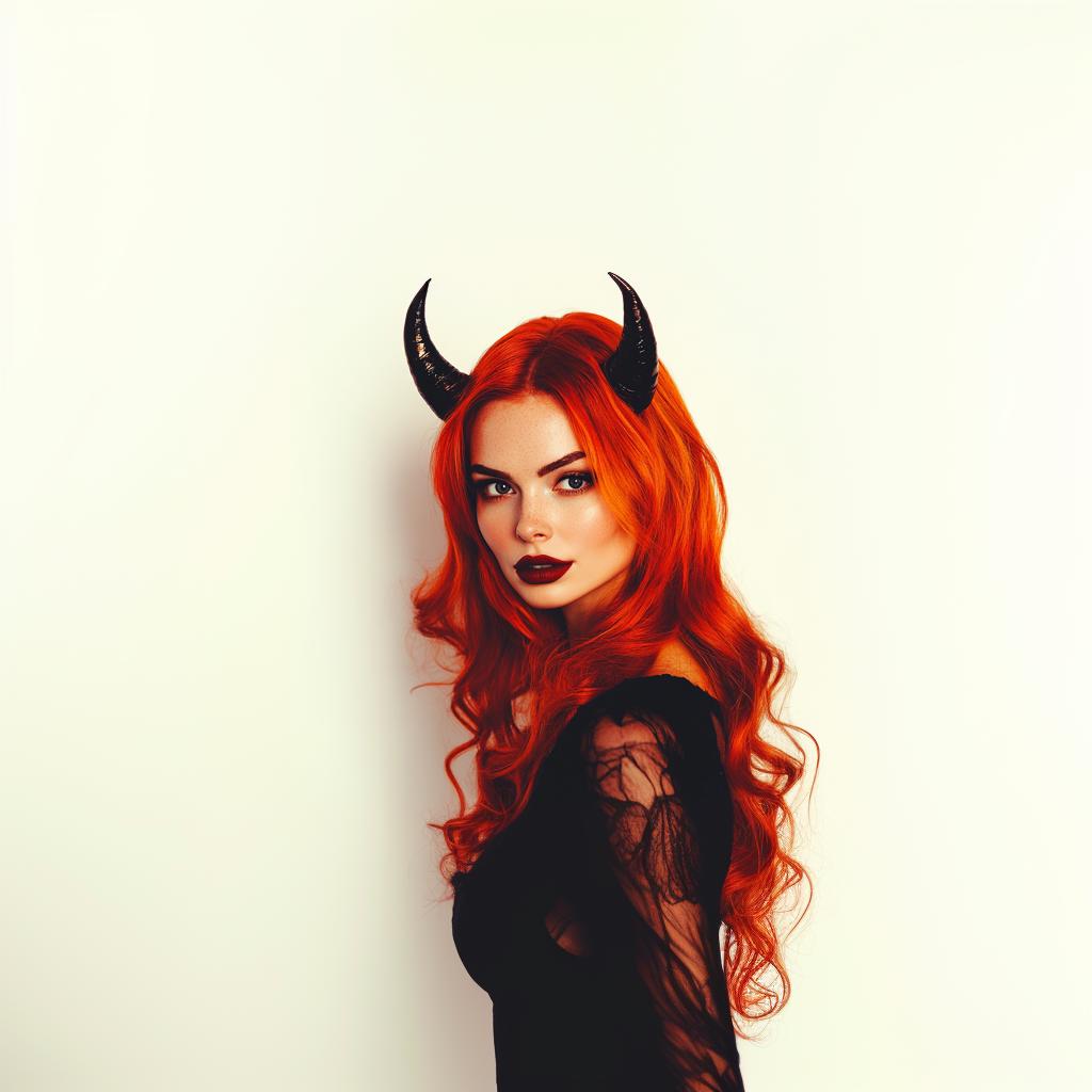Black Devil Horns Headband | 3D Printed Demon Costume Horns | Gothic Cosplay Accessories | Devil Horns | Succubus Costume | Witchy Aesthetic