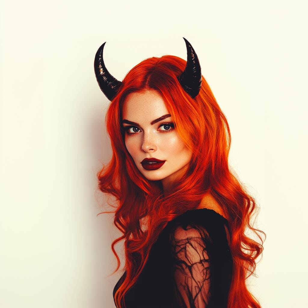 Black Devil Horns Headband | 3D Printed Demon Costume Horns | Gothic Cosplay Accessories