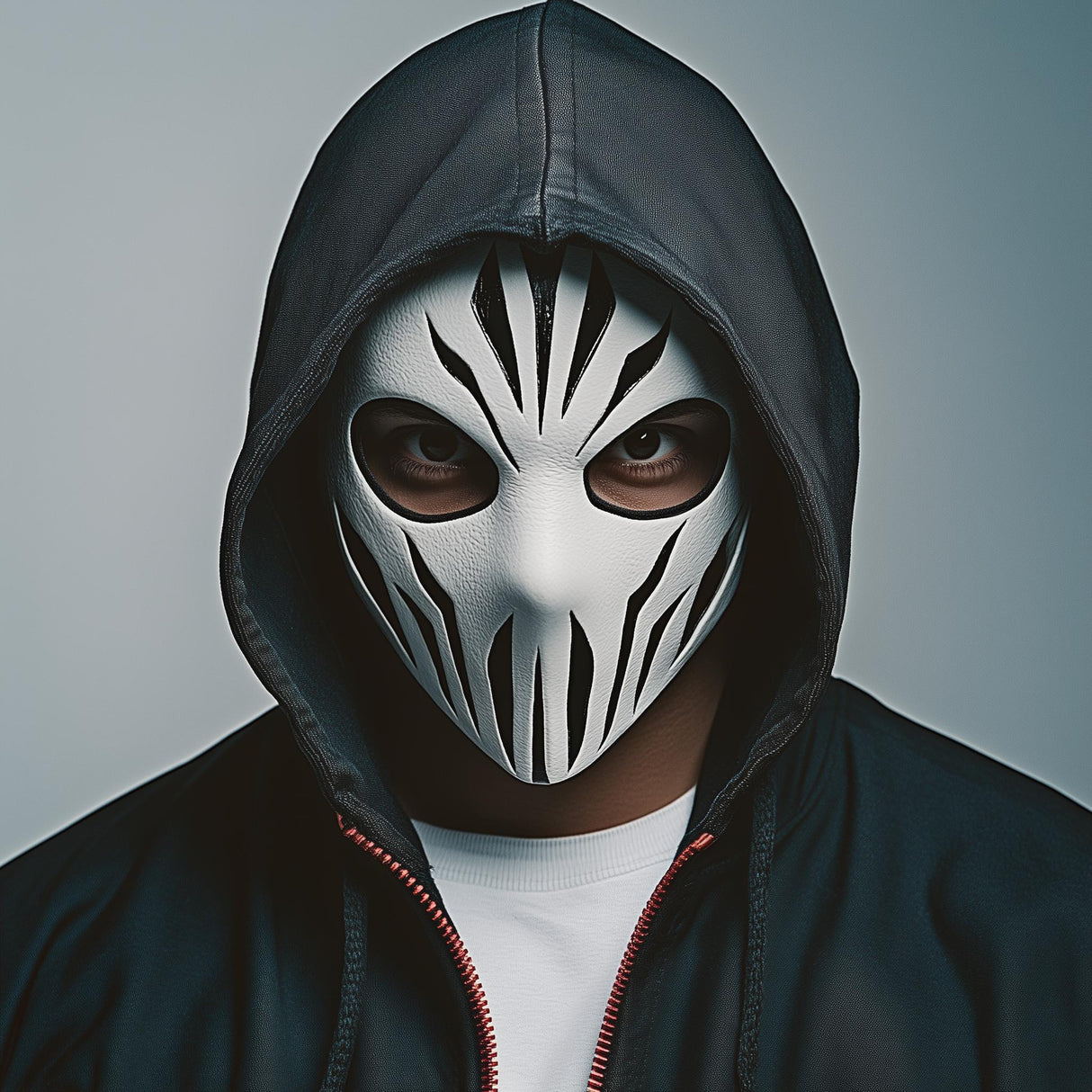 3D Printed Skull Assassin Mask | Tactical Villain Horror Cosplay Mask | Cyberpunk Warrior Halloween Stealth Mask