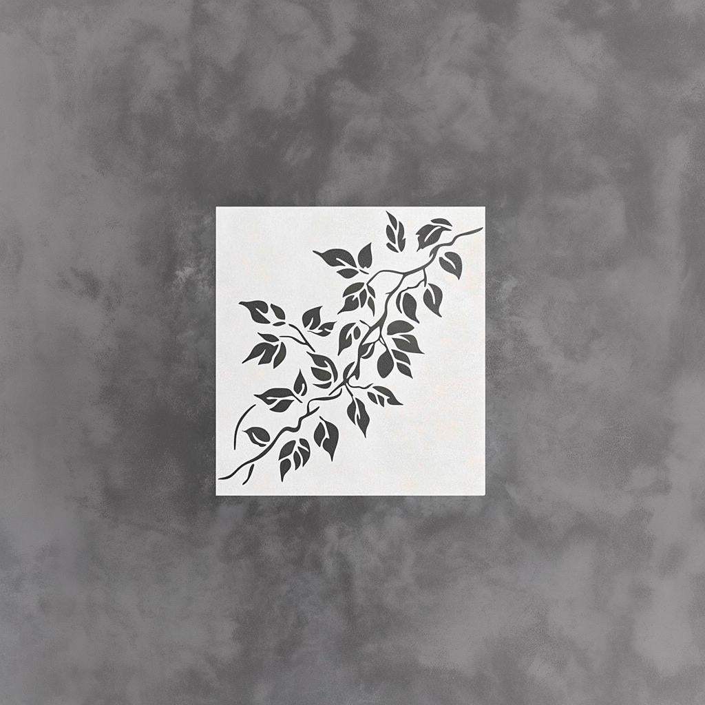 Vine Stencil | 3D Printed Leaf Stencil | Reusable Wall Ivy Painting Stencil | DIY Craft Stencil | Home Decor Stencil | Scrapbooking Stencil