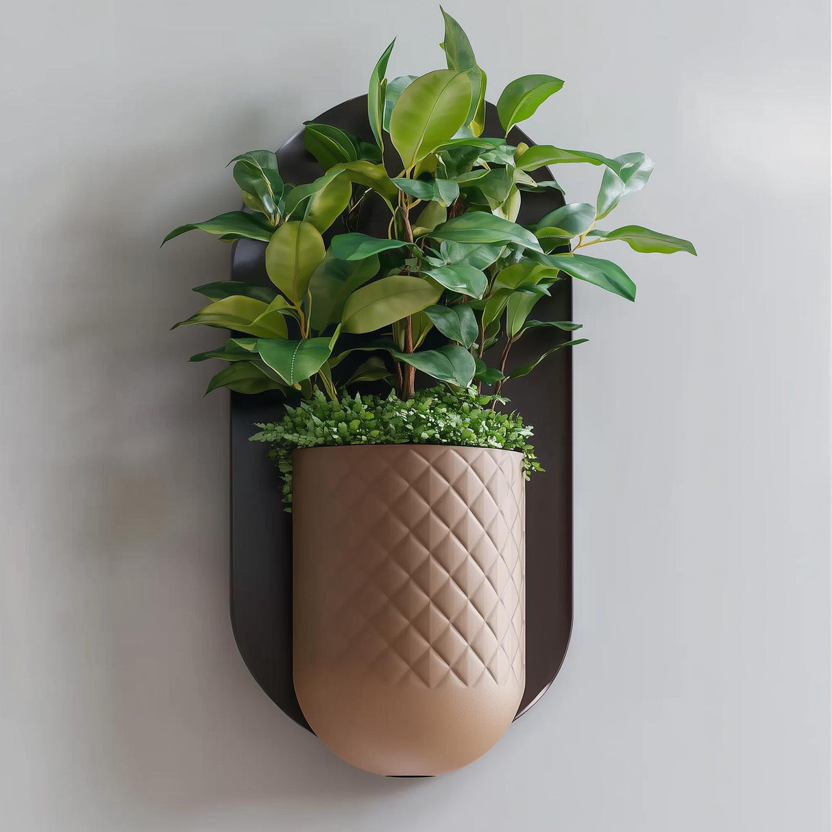 Modern Wall Planter | Minimalist Mounted Planter | Indoor Hanging Planter | Hidden Wall Mount | Home Decor | Self-Watering Planter