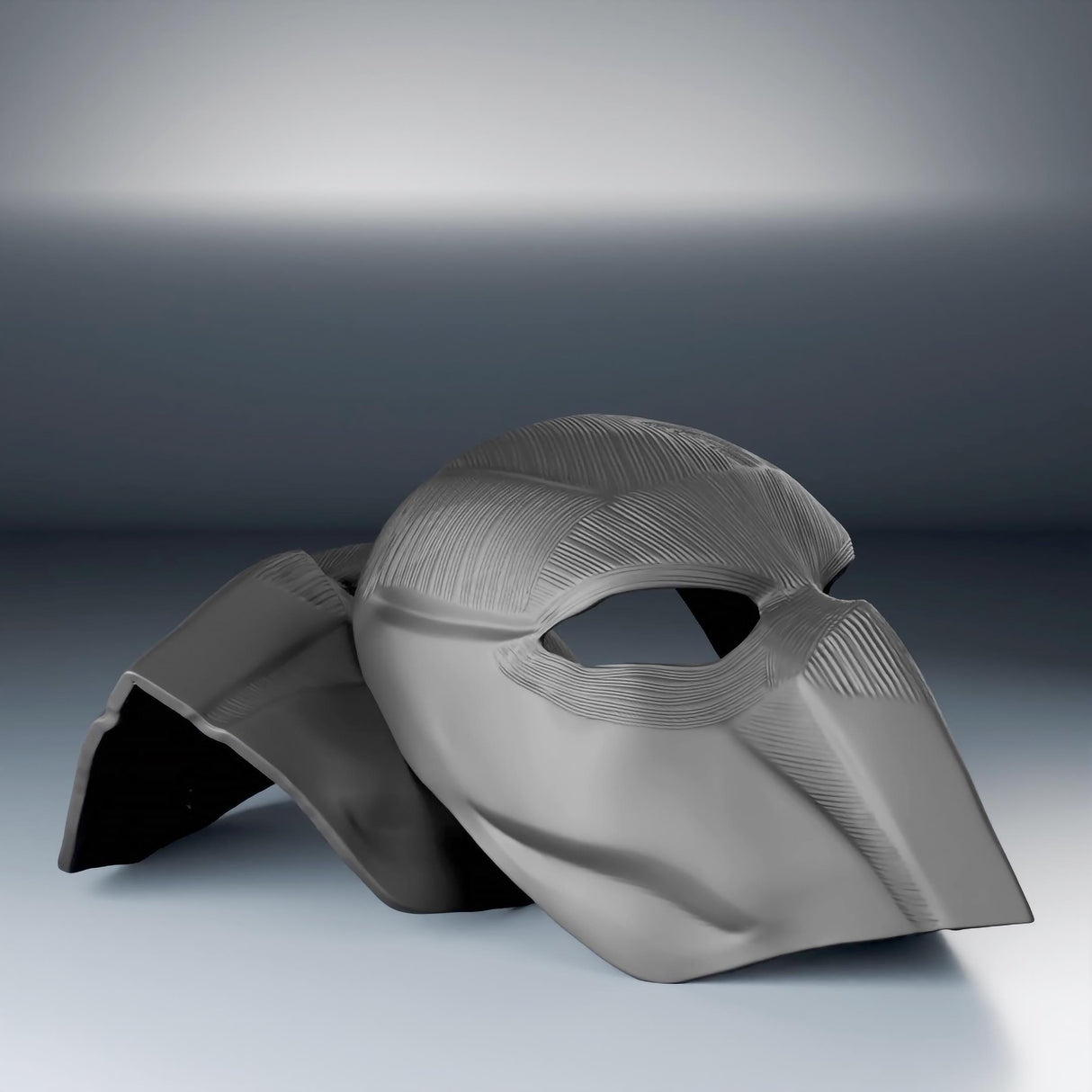 Futuristic Tactical Face Mask | Black 3D Printed Mask | Cosplay Helmet | Stealth Warrior Mask | Sci-Fi Armor Mask | Halloween Costume Mask