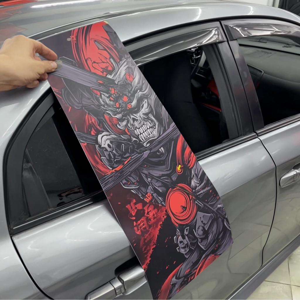 Custom B-Pillar Car Sticker | Personalized Vinyl Car Door Wrap | Upload ANY Your Photo Design | Customized Car Print Unique Gift for Drivers