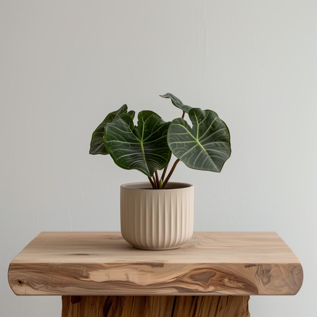 3D Printed Ribbed Planter | Modern Minimalist Plant Pot | Contemporary Indoor Planter | PLA Plastic Pot | Gift for Plant Lovers