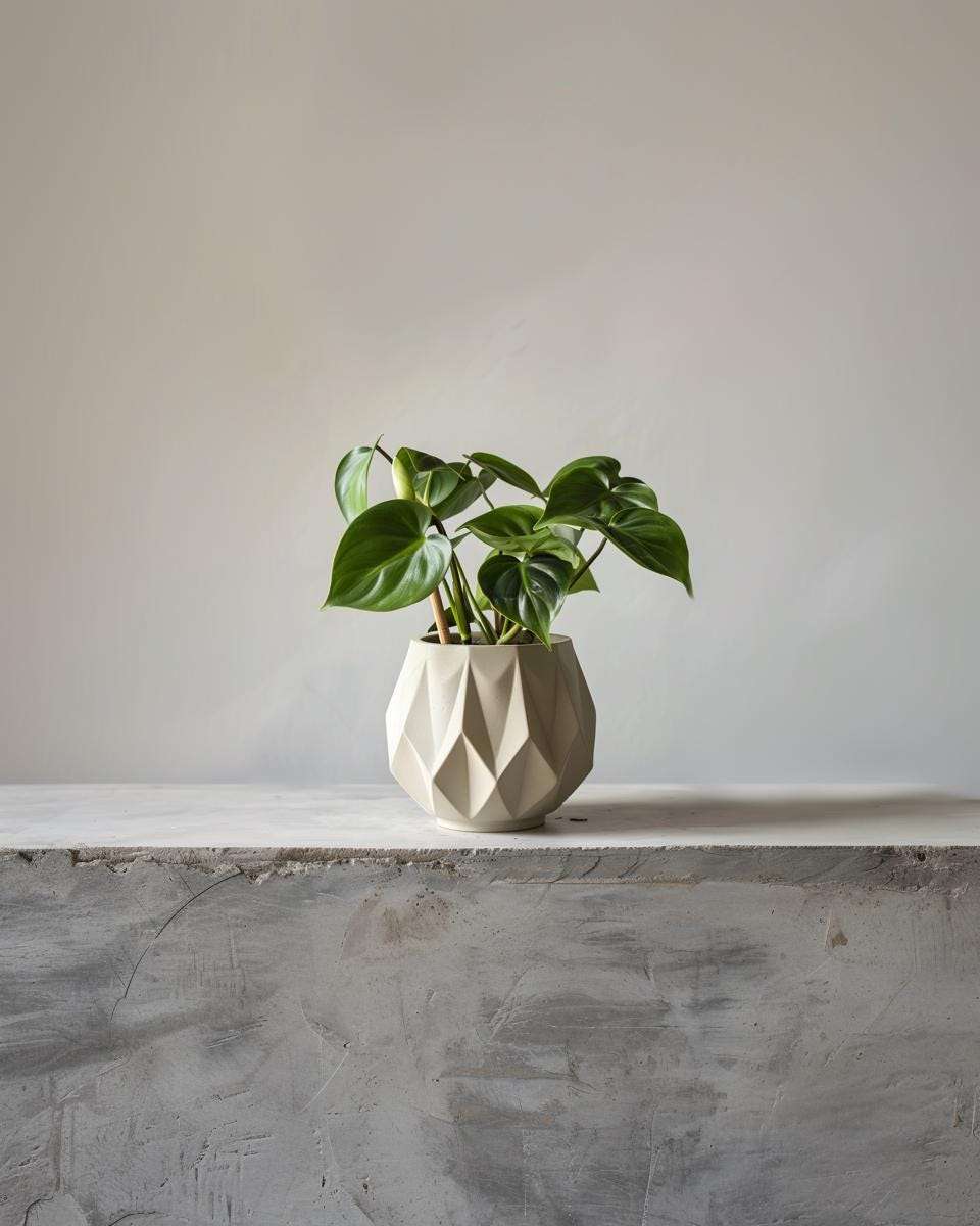 3D Printed Geometric Planter | Modern Faceted Plant Pot | Minimalist Indoor Planter | Unique Home Decor | Gift for Plant Lovers