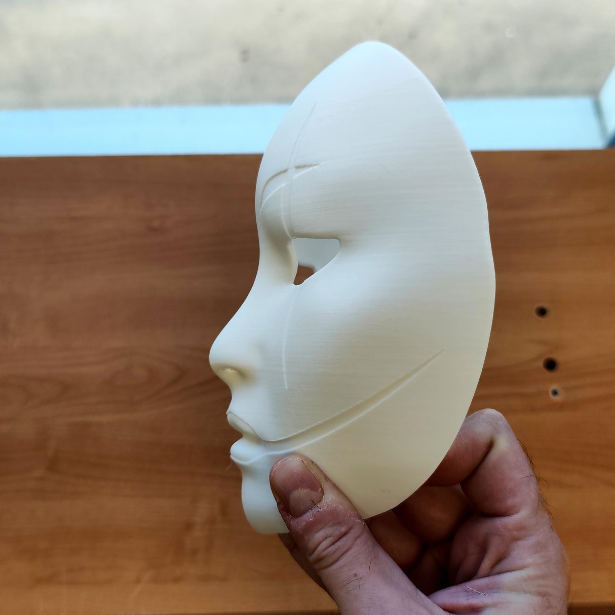 Japanese Ghost Spirit Mask | Horror Cosplay Mask | Theater Creepy Phantom Mask