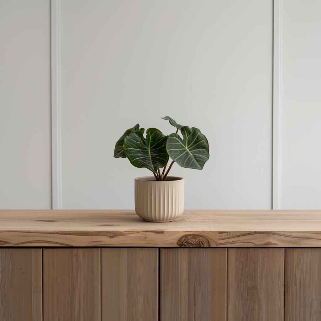 3D Printed Ribbed Planter | Modern Minimalist Plant Pot | Contemporary Indoor Planter | PLA Plastic Pot | Gift for Plant Lovers