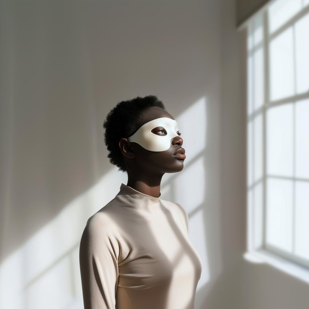 3D Printed Minimal Superhero Mask | Cosplay Visor Style | Lightweight Fun Costume Accessory for Parties, Festivals, Masquerades and Events