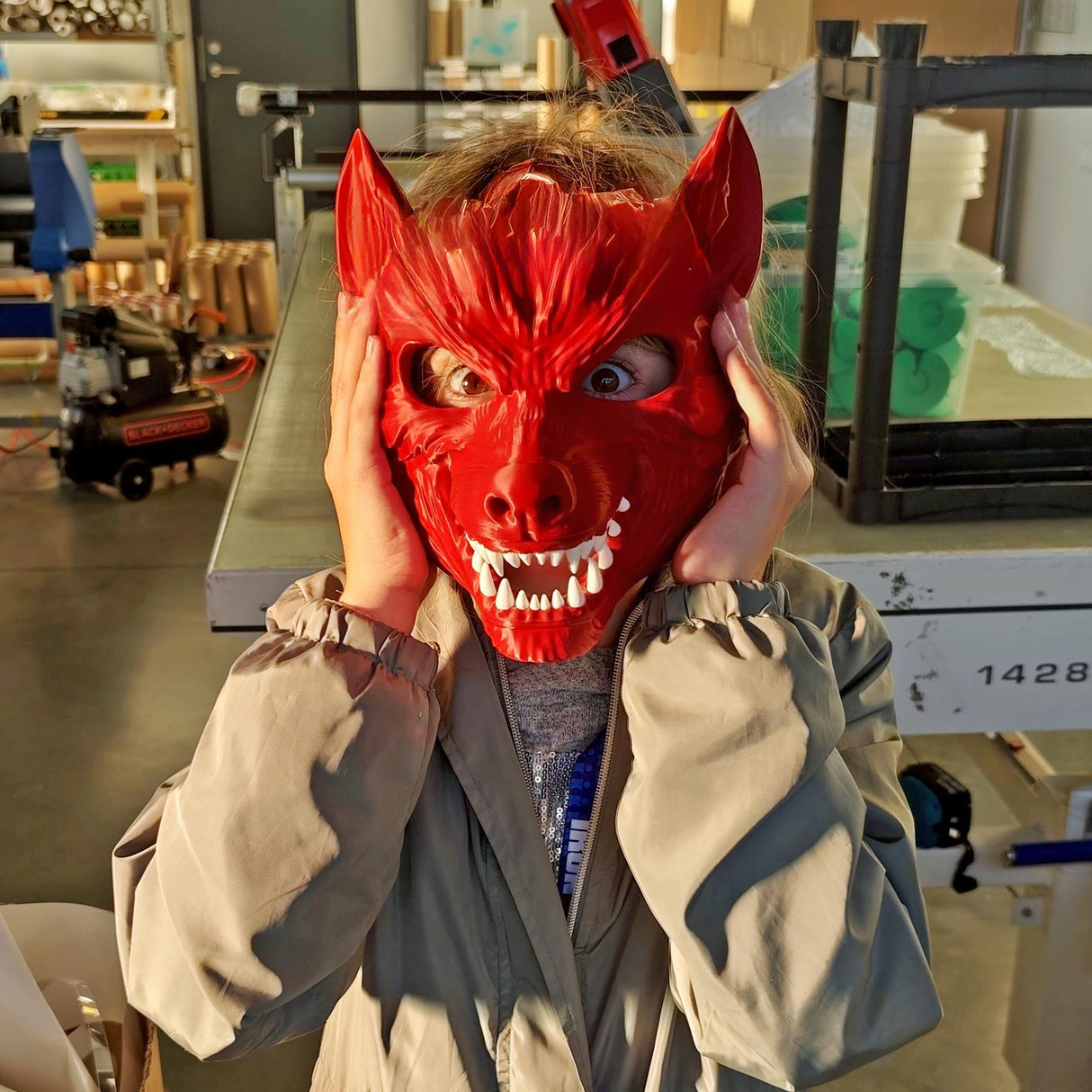 Werewolf Cosplay Mask | 3D Printed Horror Mask | Halloween Costume Mask