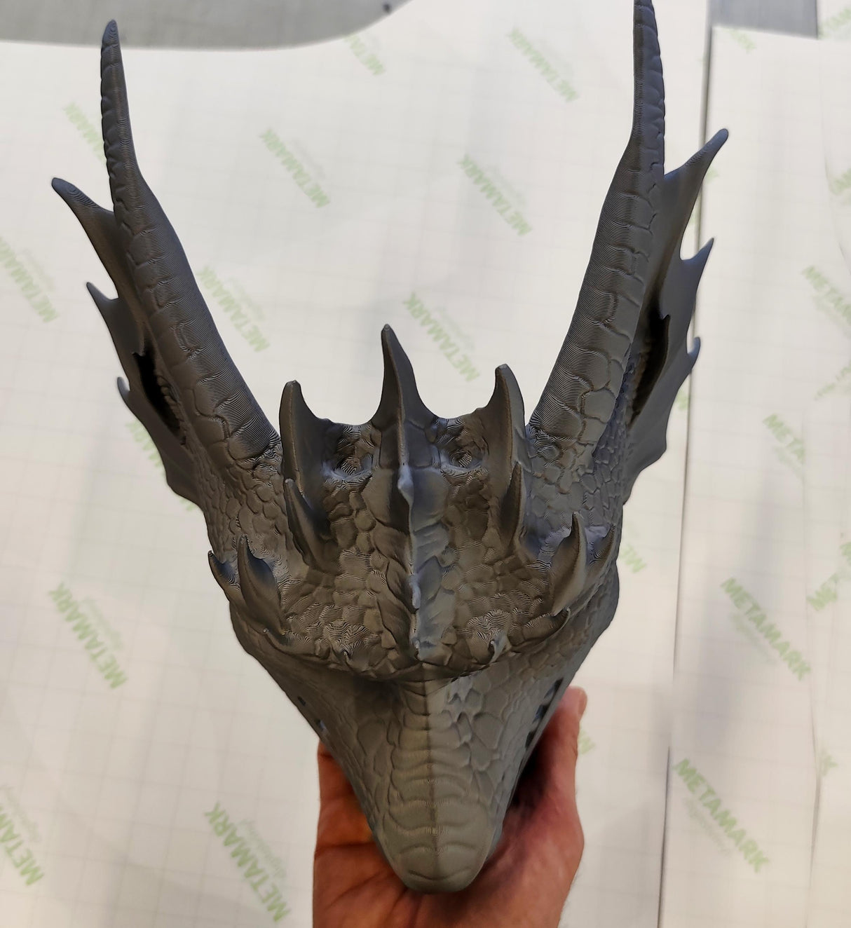 3D Printed Dragon Mask Fantasy Cosplay Mask | Mythical Creature Costume | Adjustable Fit