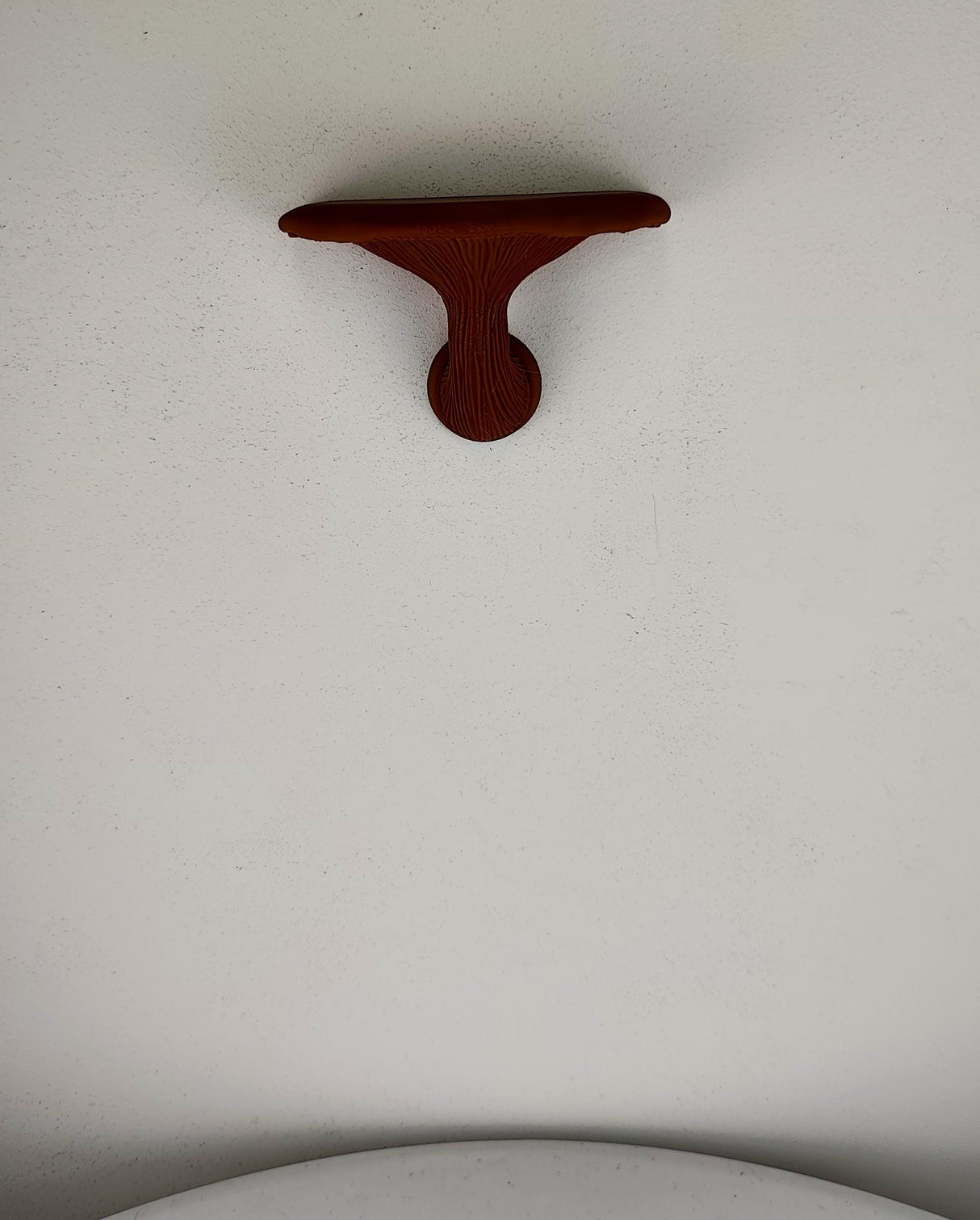 Mushroom Shelf | Floating Wall Shelf Fungi Wall Decor | 3D Printed Modern Home Accent Unique Wall Mounted Shelf
