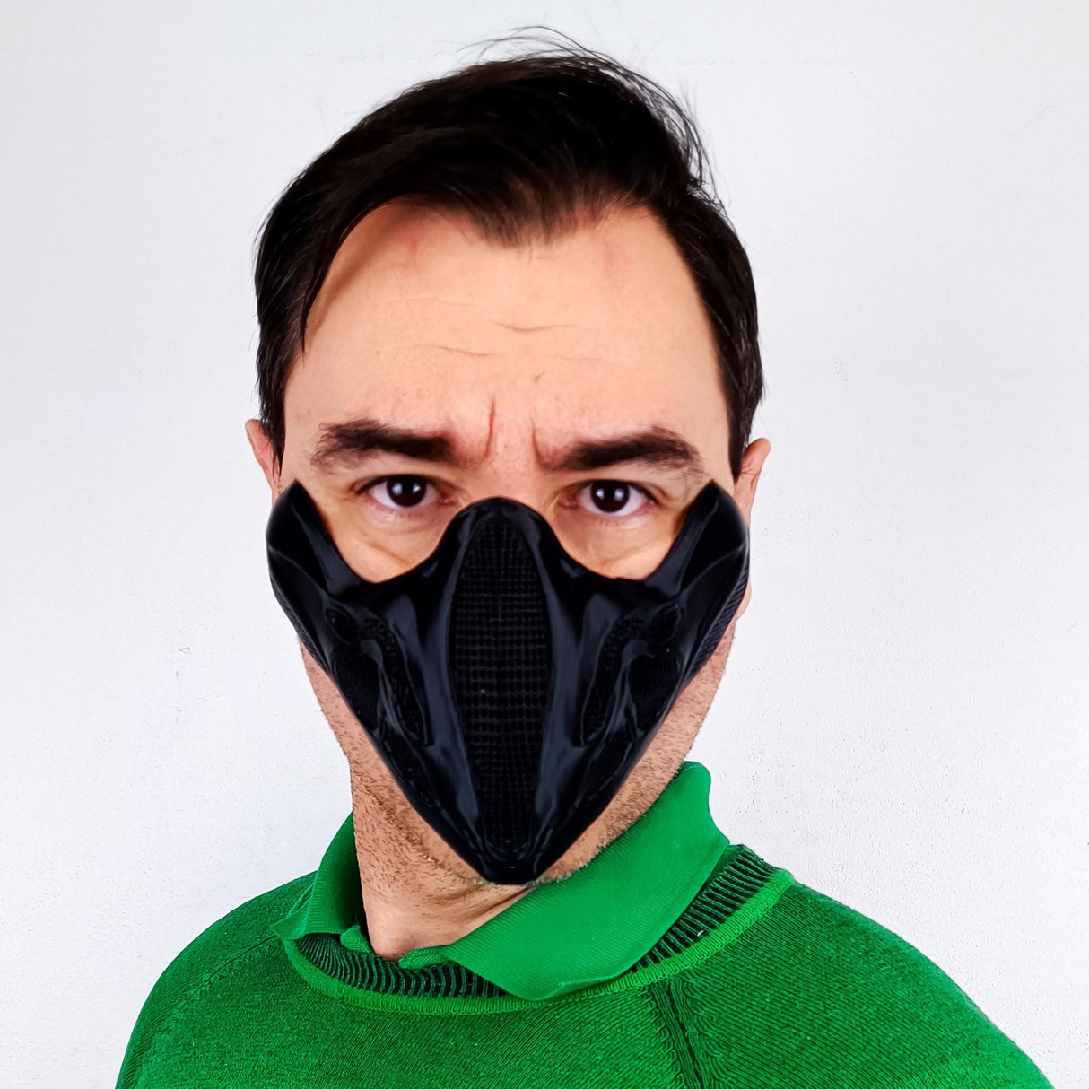 Cyberpunk Mask | Tactical Cosplay Futuristic Warrior Mask | 3D Printed Sci-Fi Face Mask