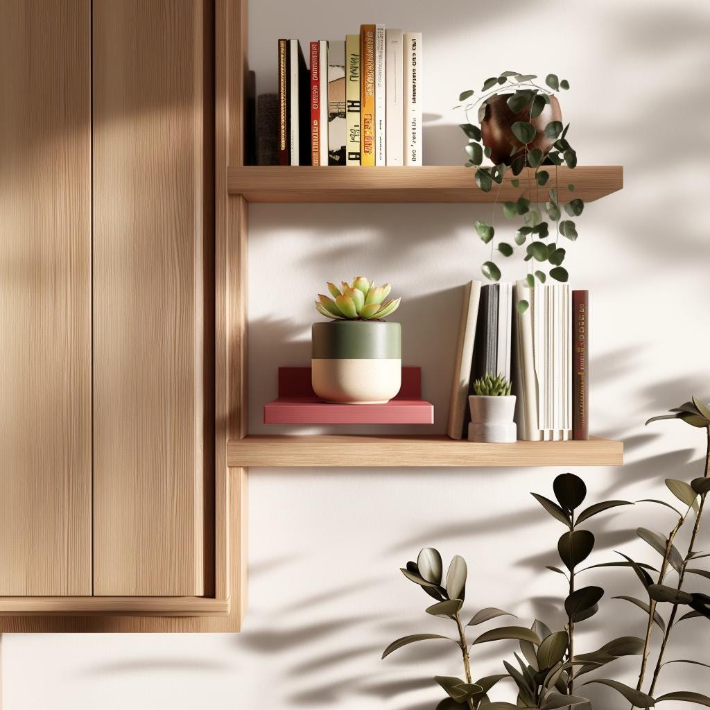 3D Printed Mini Wall Shelf | Modern Floating Display Ledge | Minimalist Wall Decor Accent for Stylish Contemporary Home Interiors & Offices