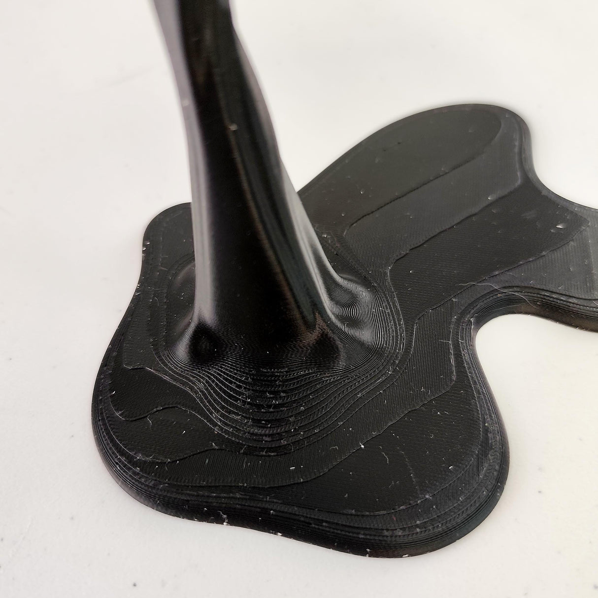 Floating Spilling Coffee Cup | 3D Printed Coffee Sculpture Optical Illusion Decor | Coffee Lover Gift Kitchen Table Centerpiece Barista Art