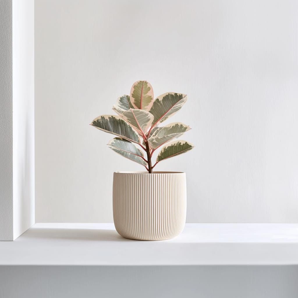 3D Printed Planter | Japanese Style Minimalist Vase | Modern Indoor Plant Pot | Unique Home Decor | Original Gift for Plant Lovers