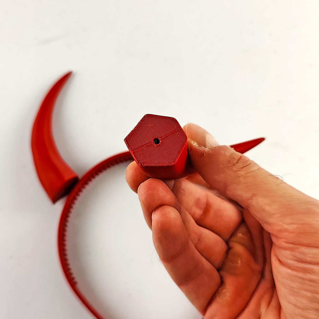 Demon Horns Headpiece | 3D Printed Gothic Costume Horns | Fantasy Cosplay Accessories