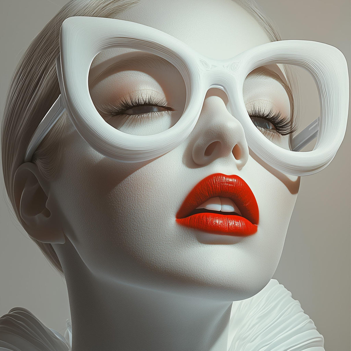 3D Printed Fashion Glasses | Oversized Statement Frames | Cat Eye Glasses | No Lens Glasses | Cosplay Accessories | Futuristic Eyewear