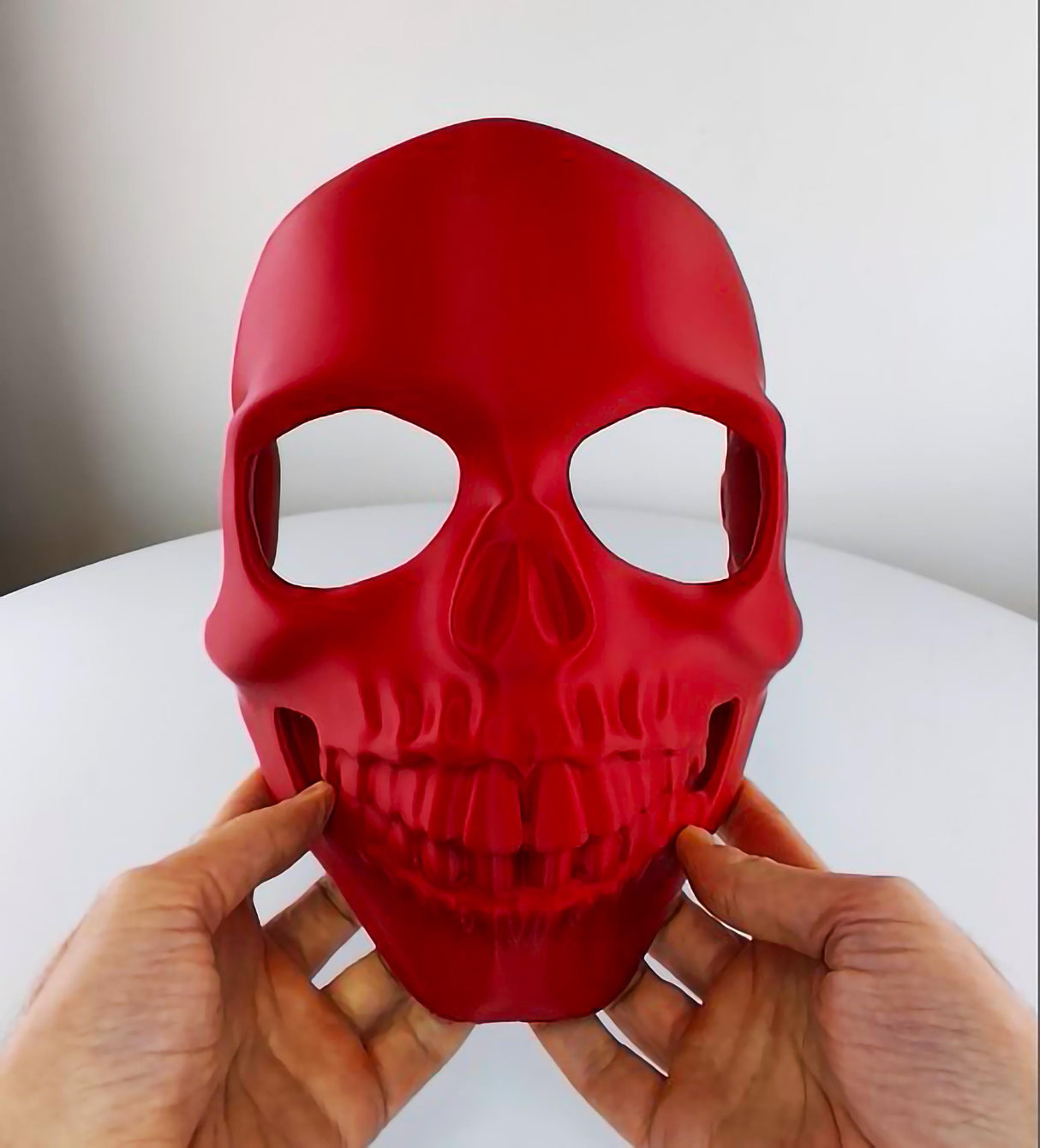 3D Printed Skull Mask | Horror Costume Cosplay Face Mask | Halloween Skeleton Mask