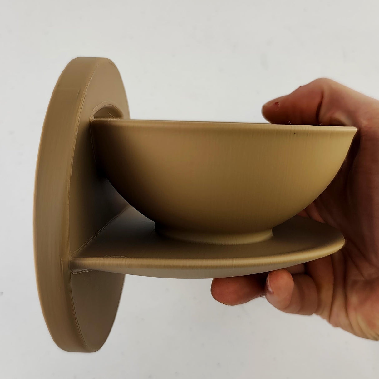 3D Printed Teacup Wall Shelf | Unique Floating Shelf Design | Modern Kitchen and Cafe Decor