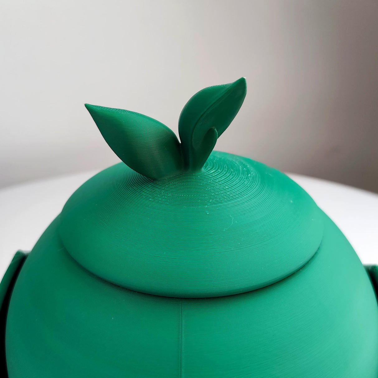 3D Printed Nature-Inspired Pet Cremation Urn with Leaf Design | Organic 3D Printed Memorial Urn for Pets |Modern Botanical Remembrance Decor