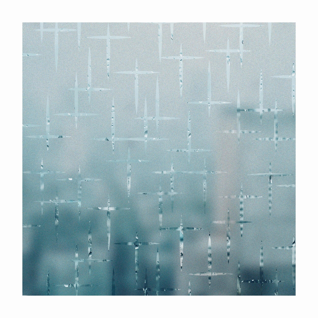 Frosted Film Wow Sticker design showcasing elegant frosted effect on a window.