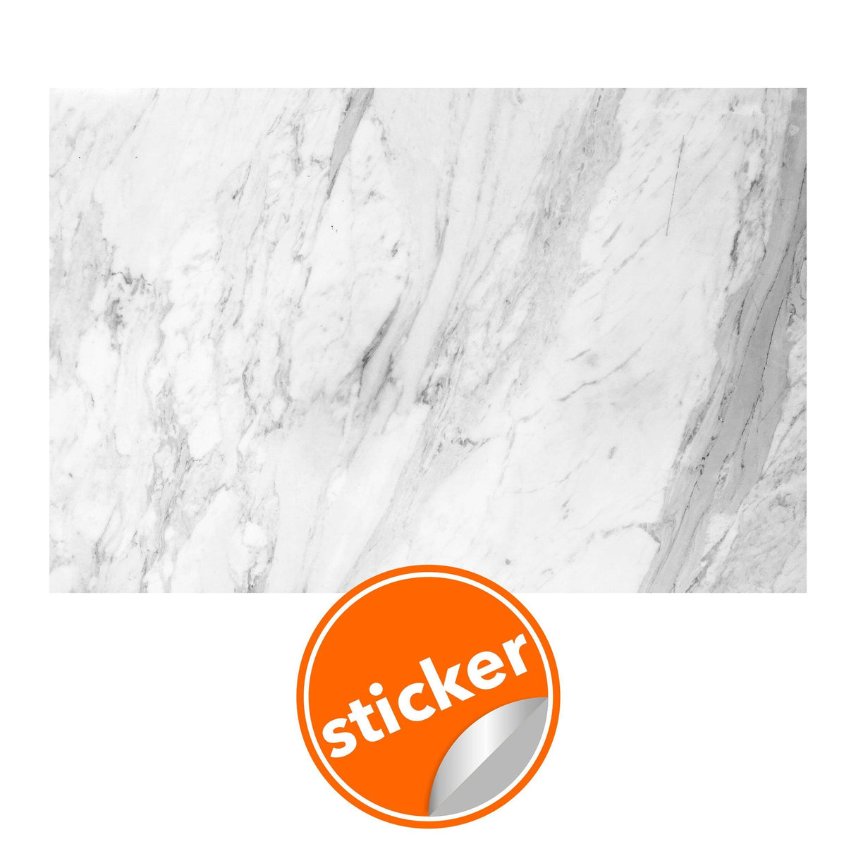 Marble Vinyl Wallpaper Sticker design featuring a realistic marble pattern for easy peel and stick installation.