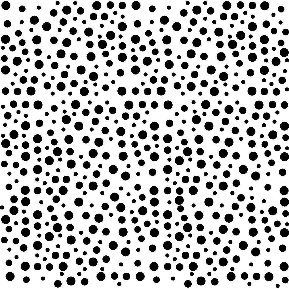 Polka dots wall decals featuring black circles on a white background, ideal for girl room decor.