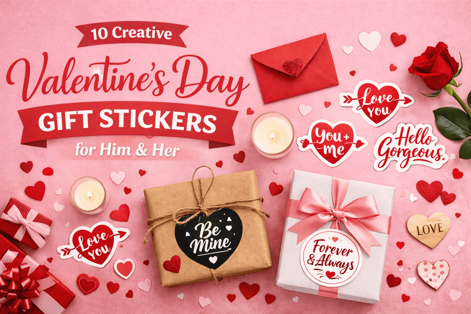 10 Creative Valentine’s Day Gift Stickers for Him & Her