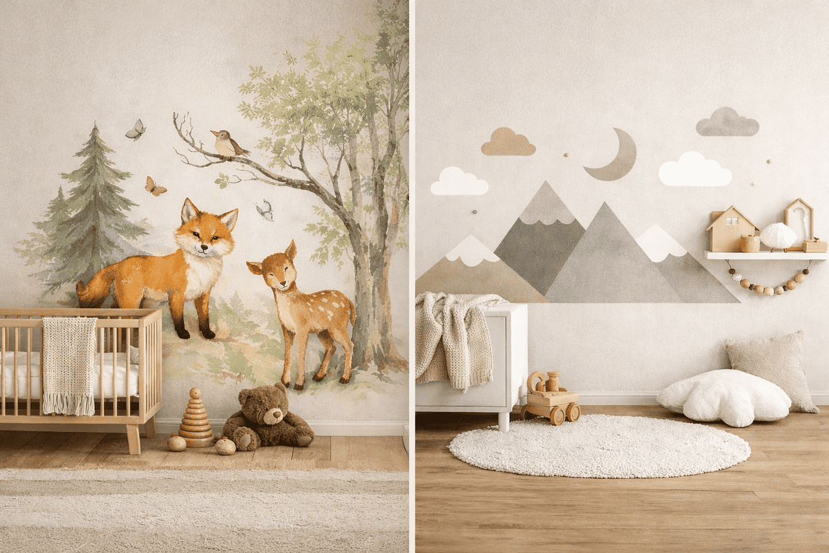 Nursery Wall Decal Trends 2026: From Animals to Scandinavian Minimalism