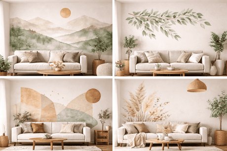 Large-Scale Wall Decals for Modern Living Rooms: Trends 2026 & Ideas