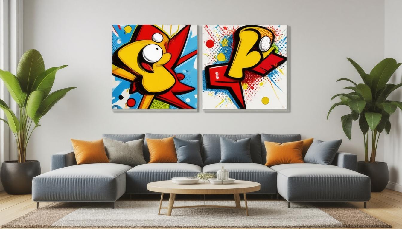 Transform Your Space with Vibrant Pop Art Wall Decals: A Creative Home Decor Solution