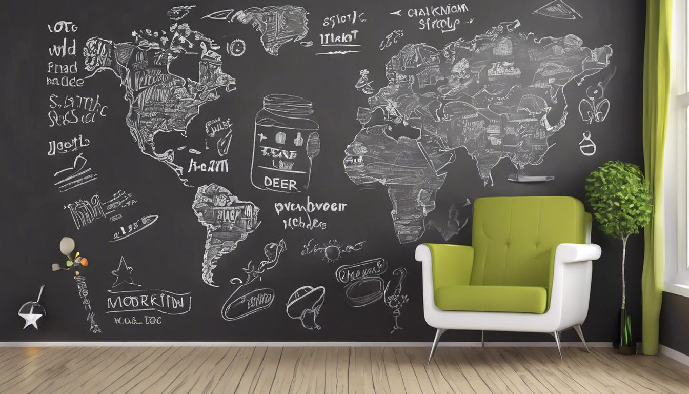 Transform Your Space: Creative Ideas for Using Chalkboard Wall Stickers