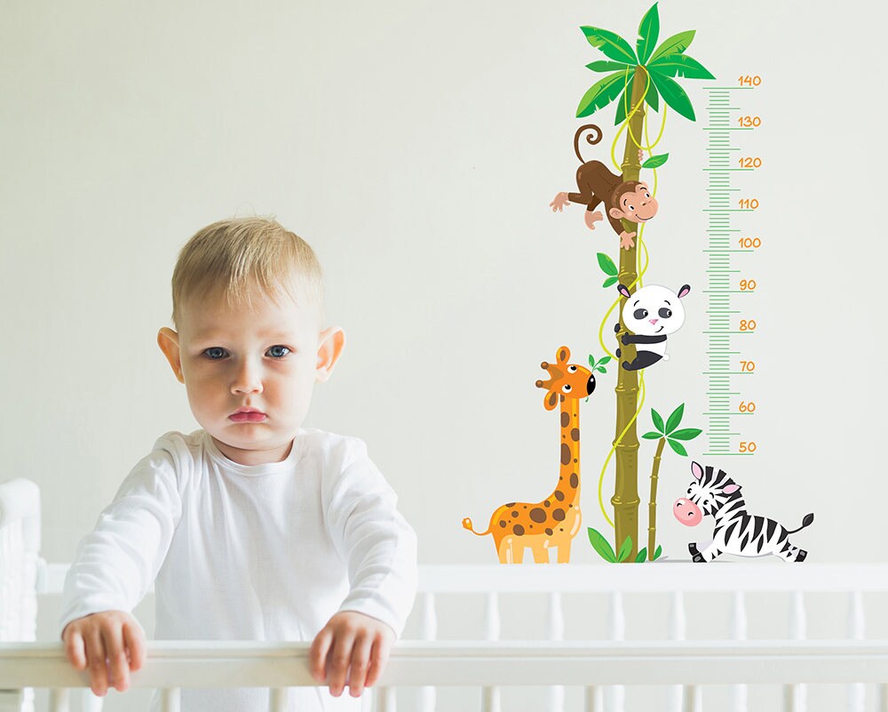 Chart Height Growth Wall Art Sticker - Nursery Kid Measurement Ruler Vinyl Decal