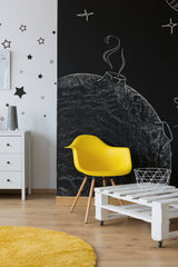 Chalkboard Wall Sticker - Large Chalk Board Decal For Kitchen Classroom Door Menu Decor
