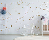 Constellations Vinyl Wall Stickers - Zodiac Star Space Ceiling Art Decals