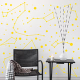 Constellations Vinyl Wall Stickers - Zodiac Star Space Ceiling Art Decals