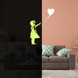Glow In The Dark Wall Vinyl Sticker Art - Luminescent Neon Night Glowing Light Decal Kid Room Stick