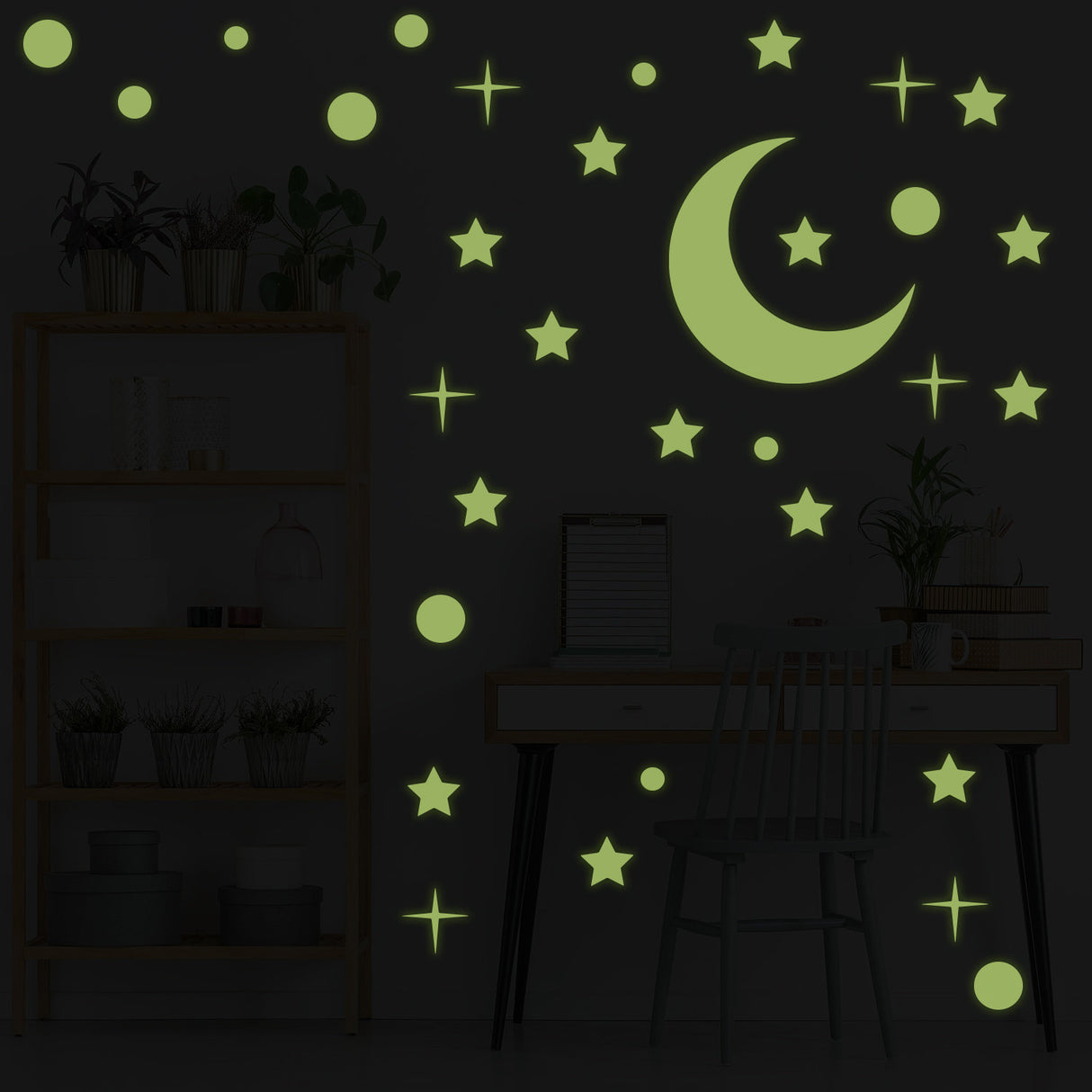 Glowing Ceiling Stickers- Starry Sky Wall Decal