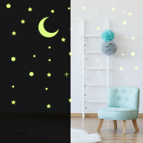 Glowing Ceiling Stickers- Starry Sky Wall Decal