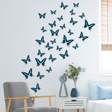 30 Butterfly Wall Decor Stickers - Art Decorations Decals For Girl Room Bedroom