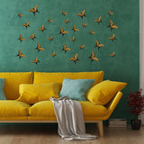 30 Butterfly Wall Decor Stickers - Art Decorations Decals For Girl Room Bedroom