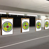 Range Shooting Targets Practice For Gun Rifle Pistol Airsoft Handgun - Large Outdoor Circle Paper Shoot Set
