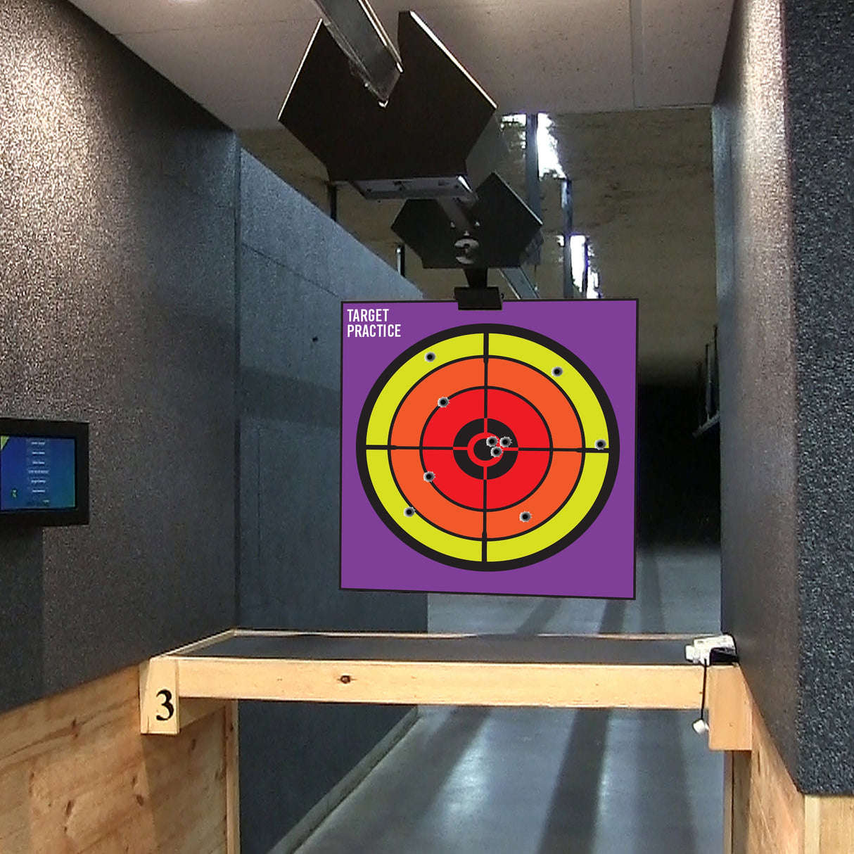 Range Shooting Targets Practice For Gun Rifle Pistol Airsoft Handgun - Large Outdoor Circle Paper Shoot Set