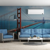 California Golden Gate Bridge Wallpaper Sticker - Wall Cover Art San Francisco Vinyl Print Room Decal