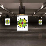 Range Shooting Targets Practice For Gun Rifle Pistol Airsoft Handgun - Large Outdoor Circle Paper Shoot Set