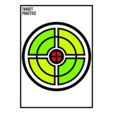 Range Shooting Targets Practice For Gun Rifle Pistol Airsoft Handgun - Large Outdoor Circle Paper Shoot Set
